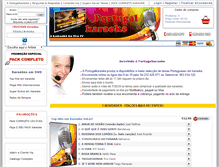 Tablet Screenshot of portugalkaraoke.com